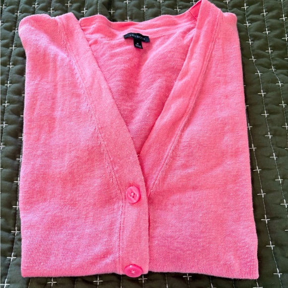 Talbots Linen Pink Beach Sweater, Size M - Picture 4 of 6